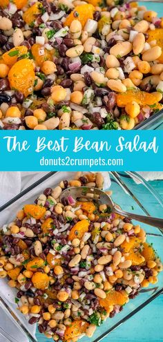 the best bean salad with oranges and onions