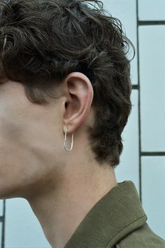 Mini Earrings, Corte De Cabelo Masculino, Maria Black, Chic Earrings, Mullet Hairstyle, Men Earrings, Big Earrings, Boy Hairstyles