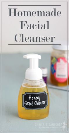 Homemade Cleanser, Honey Facial, Homemade Face, Skin Cleanser Products, Natural Beauty Tips