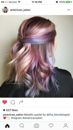 Unique Hair Color Ideas, Unique Hair Color, Blond Rose, Brown Ombre Hair, Latest Hair Color, Hair Color Unique, Spring Hair Color, Spring Hair, Unique Hair