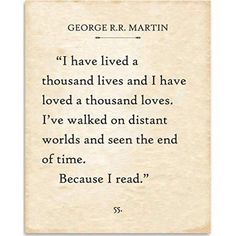 george r martin quote about love