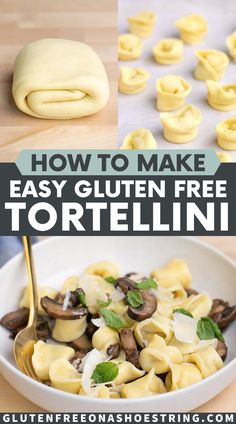 how to make easy gluten free tortellini