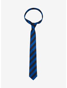 Billie Eilish Black Blue Stripe Necktie | Hot Topic Billie Eilish Black, Billie Eilish Merch, Right Arrow Icon, Blue Necktie, Album Of The Year, Concert Fits, Band Merch, Christmas Wishlist, Billie Eilish