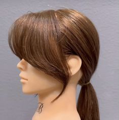 Jellyfish Haircut In A Ponytail, How To Cut Bottleneck Bangs, Different Types Of Bangs Korean, Baby Bangs Long Hair, Baby Bangs, Ginger Hair Color, Hair Dresser, Short Hair With Bangs