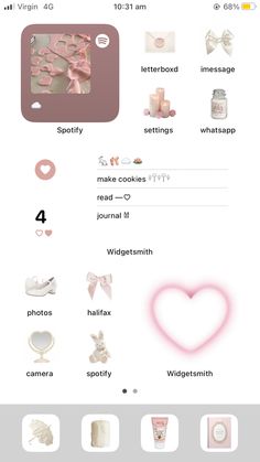 an iphone screen showing the different items that are being used to make wedding cards and gifts