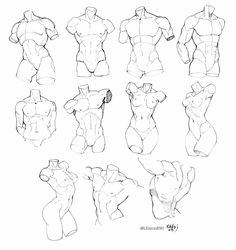 an image of some body drawing poses