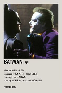 the poster for batman, starring actors as jokers