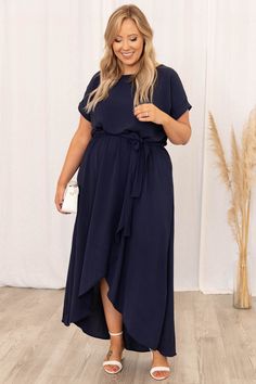 Leave 'Em Stunned Dress, Navy – Chic Soul Plus Size Wedding Guest Outfit, Semi Formal Wedding Attire, Fall Wedding Outfits, Formal Wedding Attire, Plus Size Wedding Guest Dresses, Fall Wedding Guest Dress, Plus Size Formal Dresses