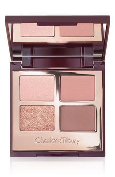 Charlotte Tilbury Eyeshadow, Luxury Palette, Pink Eyeshadow Palette, Charlotte Tilbury Pillow Talk, Pink Eyeshadow Look, Charlotte Tilbury Makeup, Pink Eyeshadow, Olivia Burton, Eye Shadow Palette