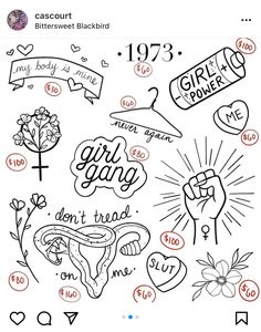 some stickers that are on top of a piece of paper with the words baby