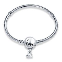 PRICES MAY VARY. MICOO Snake Chain Bracelet is Made of Silver and Zirconia, Suitable for Wearing Most Charms such as Pandora beads 【 100% SAFE】 Suitable for Sensitive Skin, 100% Safe, Nickel! lead and mercury free! Safe and non-toxic. 【 SPECIAL GIFT】Ideal gift for lovers, girlfriends, wives, children and family or close friends on Christmas, Easter, Thanksgiving, Halloween, New Year, birthdays, parties, Valentine's Day, anniversaries and other holidays. 【100% Satisfaction】 30-Days Money-Back Gua Disney Bracelet, Bracelet Apple Watch, Silver Bracelets For Women, Snake Chain Bracelets, Silver Snake Chain, Silver Charm Bracelet, Birthday Jewelry Gift, Bracelet Collection, Bracelet Silver