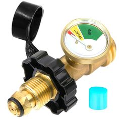 PRICES MAY VARY. ➢【Material】: Make heavy-duty 100% solid brass construction, the brass construction makes them not easy to break, coming with a dust cover durability to provide you with long service time, secure link and prevent leaks. ➢【Safe and reliable】:Soft nose POL propane tank adapter With Color-coded propane gas gauge indicator leakage detector check for leaks on propane tank appliances, ensuring your safety and peace of mind, It gives you provide an accurate idea of how much propane rema Propane Appliances, Old To New, Propane Cylinder, Lp Tank, Rv Camper, Propane Tank, Camping Stove, Fire Pit Table, Pressure Gauge