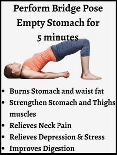 Perform Bridge Pose In Empty Stomach for 5 minutes Folded Blanket, Beginner Workouts, Bridge Pose, Yoga Exercises