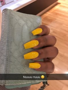 Yellow Nail Art, Yellow Nails Design, Yellow Nail, Nail Goals, Thanksgiving Nails, Christmas Nails Acrylic, Halloween Nail Designs, Yellow Nails