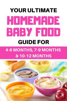 the ultimate guide to homemade baby food