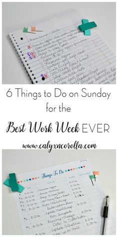 the best work week ever for kids to do on sunday