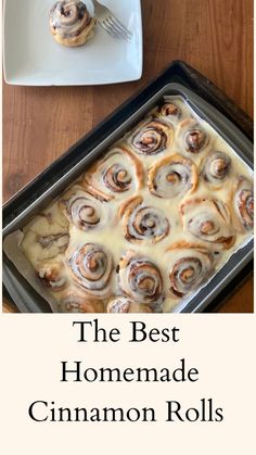 the best homemade cinnamon rolls recipe is made with only three ingredients and no butter or oil