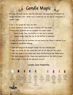 Candle Magic Colors, Candle Magick Spells, Wiccan Quotes, Wiccan Candle, Spirit Magic, Grimoire Book