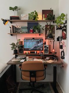 Workbench Desk Ideas, Desk Ideas Industrial, Desk Organization Two Monitors, Artist Computer Desk Setup, Lawyer Desk Aesthetic, Gaming Desks Ideas, Wooden Desk With Shelves, Ikea Desk Hack Bedroom, Dual Laptop Desk Setup