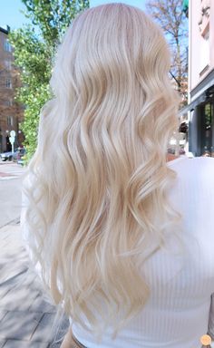 Artic Blonde Hair, Natural Looking Platinum Blonde, Blond Hair Tones, Bright White Blonde Hair, Creamy White Blonde Hair, Creamy Platinum Blonde Hair, Full Bleach Blonde Hair, Barbie Blonde Hair Color, Cali Blonde Hair