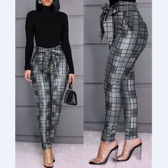 Boss Fashion, Afrikaanse Mode, Chic Pants, Classy Dress Outfits, Grid Design, Latest African Fashion Dresses, Hottest Fashion Trends, Trend Fashion, Faux Leather Pants