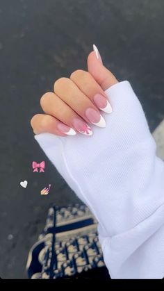 Hello Nails, Gel Nails Diy, Simple Gel Nails, Summery Nails, Soft Nails, Acrylic Nails Coffin Short, Pink Nail, Pink Acrylic Nails