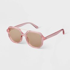 Trendy Pink Shield Sunglasses, Trendy Pink Shield Sunglasses With Glass Lenses, Trendy Pink Glass Shield Sunglasses, Modern Pink Anti-reflective Aviator Sunglasses, Retro Pink Anti-reflective Sunglasses, Trendy Pink Anti-reflective Aviator Sunglasses, Modern Pink Aviator Sunglasses For Spring, Modern Pink Aviator Sunglasses With Uv Protection, Modern Pink Aviator Sunglasses