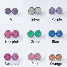 12mm Round Glitter Resin Cabochons Earrings♥♥ Size：12mm ♥♥Material: Resin, stainless steel♥♥Quantity:10pair♥♥♥♥ Shipping♥♥♥♥ ♥♥♥♥♥♥If you are in a hurry, please choose DHL shipping;♥♥♥♥♥♥♥♥♥♥Note:have larger stock and can offer wholesale price.♥♥♥♥If you need more quantity, please do not hesitate to contact me.♥ ♥ ♥ ♥ ♥ ♥ ♥ ♥ ♥ ♥ ♥ ♥ Thanks for your Visit ♥ ♥ ♥ ♥ ♥ ♥ ♥ ♥ ♥ ♥ ♥ ♥♥ ♥ Wishing you a happy shopping ♥ ♥ Silver Glitter Round Earrings, Adjustable Silver Glitter Jewelry, Hypoallergenic Round Earrings For Birthday, Glitter Round Jewelry As Gift, Glitter Round Earrings For Gifts, Round Glitter Jewelry For Gifts, Round Glitter Jewelry As Gift, Druzy Earrings, Earrings Round