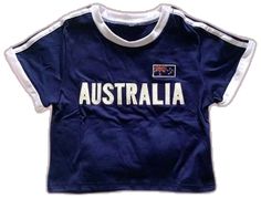 Baby Tees 90s, Vintage Australia, Crop Top Y2k, Soccer Tees, Colorful Crop Tops, Baby Tees Y2k, Y2k Baby Tee, 90s 2000s, Cropped T Shirt