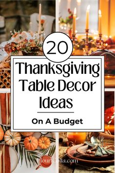 thanksgiving table decor ideas on a budget