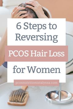 Learn how to manage PCOS hair loss with these tips for women. Discover natural remedies and things to reduce hair loss that can help reverse it. Support your health and manage polycystic ovarian syndrome with changes to your diet and lifestyle to address PCOS hair loss. High Testosterone, Nutrient Deficiency, It Support, Tips For Women, Hormone Imbalance, Natural Home Remedies, Medical Prescription, Medicinal Herbs