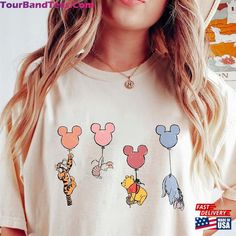 Disney Winnie The Pooh Shirt Bear And Friends T-Shirt Hoodie Check more at https://tourbandtees.com/product/disney-winnie-the-pooh-shirt-bear-and-friends-t-shirt-hoodie/ Winnie The Pooh Matching Shirts, Winnie The Pooh Shirts, Pooh Shirts, Pooh Shirt, Create T Shirt Design, Hoodie Cartoon, Trip Shirts