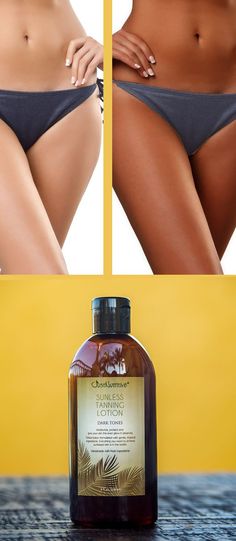 Make your bikini look better with a natural sunless tan. Sunless Tanning Lotion, Golden Colour, Sunless Tanning, Tanning Lotion, Tan Skin, Hair Skin, Teeth Whitening, Beauty Secrets, Diy Beauty