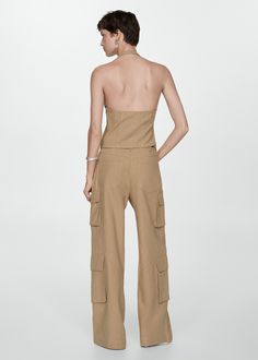 Linen collection 2024 | MANGO USA Linen Collection, Linen Jumpsuit, Flare Trousers, Arab Emirates, Cargo Trousers, United Arab Emirates