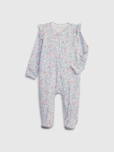 Baby First Favorites One-Piece | Gap Knit Bodysuit, Kids Pajamas, Pesticides, Soft Knits, Front Zipper, Baby Toddler, Size Guide, Baby Clothes