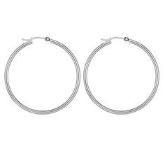 14K Polished Round Tube Hoop Earrings  Simple yet fashionable and perfect for all occasions.  Design Information       Approx. 1.70gr      Approx. 1 1/2" L X 1/16"W     14K     Hinged clasp Hypoallergenic Hoop Earrings For Formal Occasions, Classic Cadmium-free Hoop Jewelry, Classic Tarnish Resistant Circle Hoop Earrings, Classic Tarnish-resistant Circle Hoop Earrings, Elegant Cadmium-free Hoop Earrings, Hypoallergenic White Gold Hoop Earrings, Round White Gold Tarnish Resistant Hoop Earrings, Royal Chain, Curtis Stone