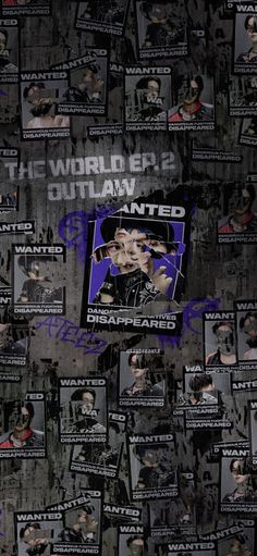 the world's most famous fighters are depicted in this wallpapered poster,