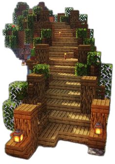 Minecraft Cave House Design, Minecraft Patio Design, Minecraft Homestead Ideas, Minecraft Stairway Up Mountain, Tree House Designs Minecraft, Minecraft Hillside Base, Curved Stairs Minecraft, Outdoor Stairs Minecraft, Minecraft Natural Staircase