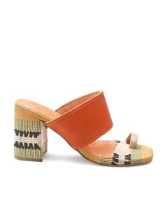 Kakawa Toe Mule - Weave 6 x rust leather – Shekudo Modest Maxi Dress, Aso Oke, Summer Heels, Lagos Nigeria, Wood Heel, Evening Cocktail, Timeless Accessories, Accessories Branding, Shopping Mall