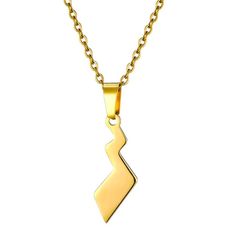 Pokemon Go Necklace, Pikachu Necklace, Golden Pikachu Tail Necklace, Pikachu Tail, Lets Go Pikachu, Pokemon Pikachu, Pokemon Necklace Pikachu Lightning, Lets Go Pikachu, Pikachu Tail, Pokemon Necklace, Pokemon Silver, Pokemon Jewelry, Boy Gifts, Pokemon Pikachu, Lets Go