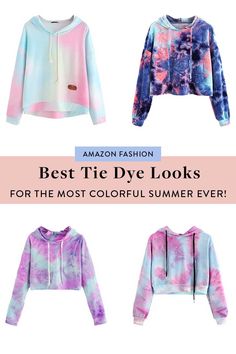 Shop #Amazon fashion's hottest tie dye looks to rock out this summer!  #Amazon #Amazon fashion #Amazon fashion finds #tiedye #tie-dye #tiedyeshirts tie dye, cute tie dye outfits, rainbow tie dye, tie dye background, tie dye designs, tie dye dress, tie dye fashion, tie dye hoodies, tie dye ideas, tie dye outfits, tie dye patterns, tie dye sweatshirt, tie dye t shirts Amazon Fashion Finds, Dye Ideas