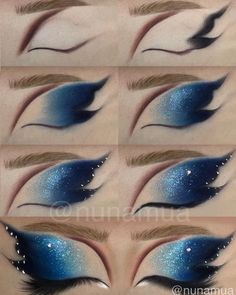 Eyeshadow Diy, Diy Tiktok, Maquillage Yeux Cut Crease, Maquillage On Fleek, Butterfly Makeup, Drag Make-up, Makeup Pictorial, Eyeliner Eyeshadow