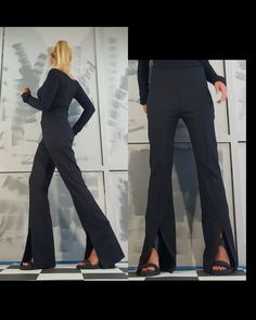 "Women Fitted Pants, Extravagant pants, High Waist Pants, Avant Garde Trousers, Gothic Pants, Casual Pants, Urban Pants, Loose Pants Extravagant designs and high quality fabrics! Materials & Care Textile Hand wash at low temperatures. Do not machine dry. Do not iron. Do not dry clean! Sizing We can make your piece from XS to 5XL! Everything in the shop can be also made according to your measures free of charge! Shipping ✈ Ready to ship The time I need to prepare an order for shipping varies. Fall Stretch Full Length Harem Pants, Fitted Leather Trousers, Stretch Harem Trousers For Fall, Elegant Wide Leg High Stretch Pants, Elegant High Stretch Wide Leg Pants, Stretch Trousers For Fall, High Stretch Spring Trousers, Spring High Stretch Trousers, Spring High-stretch Trousers