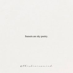 an old book with the words sunsets are skyy poetry written in cursive font