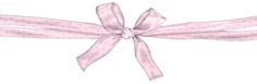 a pink bow with white polka dots on it