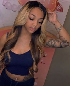 Dye Hairstyles, Hair Things, Sew Ins, Frontal Hairstyles, School Hairstyles, Beautiful Hairstyles, Curly Afro, Human Virgin Hair