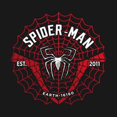 the logo for spider - man, an event that is being held on earth's edge