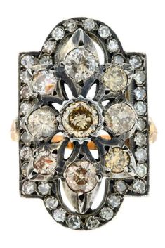 Floral diamond ring Jewelry Auction, Don't Worry