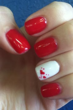 Manicure Shellac, Valentines Nail Art Designs, Nail Design Glitter, Valentine Nail, Fingernail Designs, Valentine Nail Art, Nail Designs Valentines, Valentine Nails, Nails And Toes