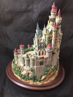 a cake that is shaped like a castle